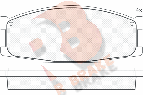 Set placute frana,frana disc RB1505 R BRAKE