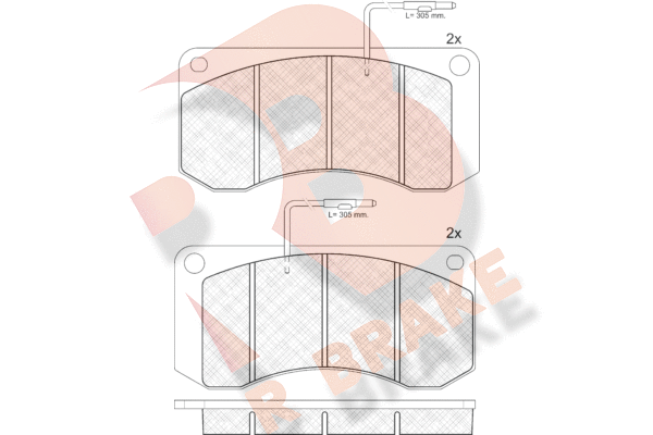 Set placute frana,frana disc RB0659 R BRAKE