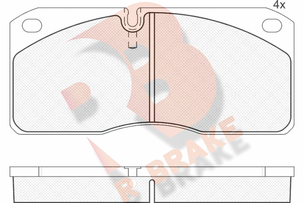 Set placute frana,frana disc RB1078 R BRAKE