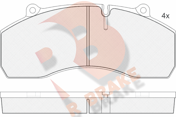 Set placute frana,frana disc RB1423 R BRAKE