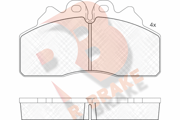 Set placute frana,frana disc RB1958 R BRAKE