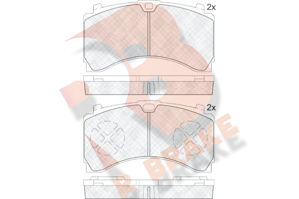 Set placute frana,frana disc RB2123 R BRAKE