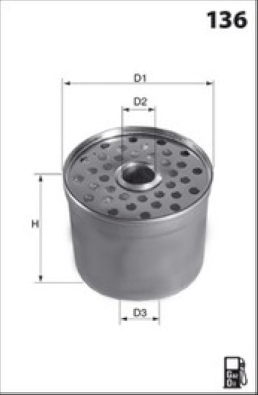 Filtru combustibil LFDE103 LUCAS FILTERS
