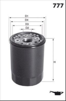 Filtru ulei LFOS193 LUCAS FILTERS