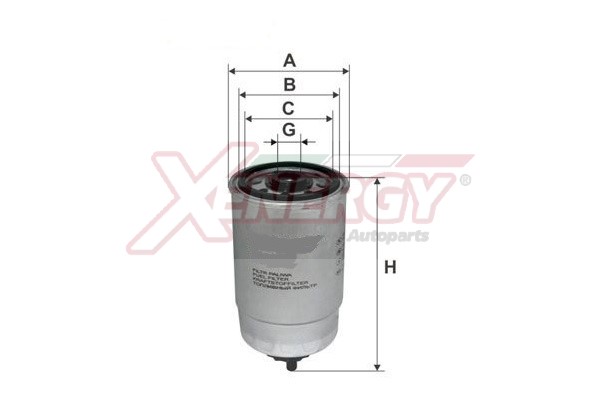 Filtru combustibil X157107 AP XENERGY