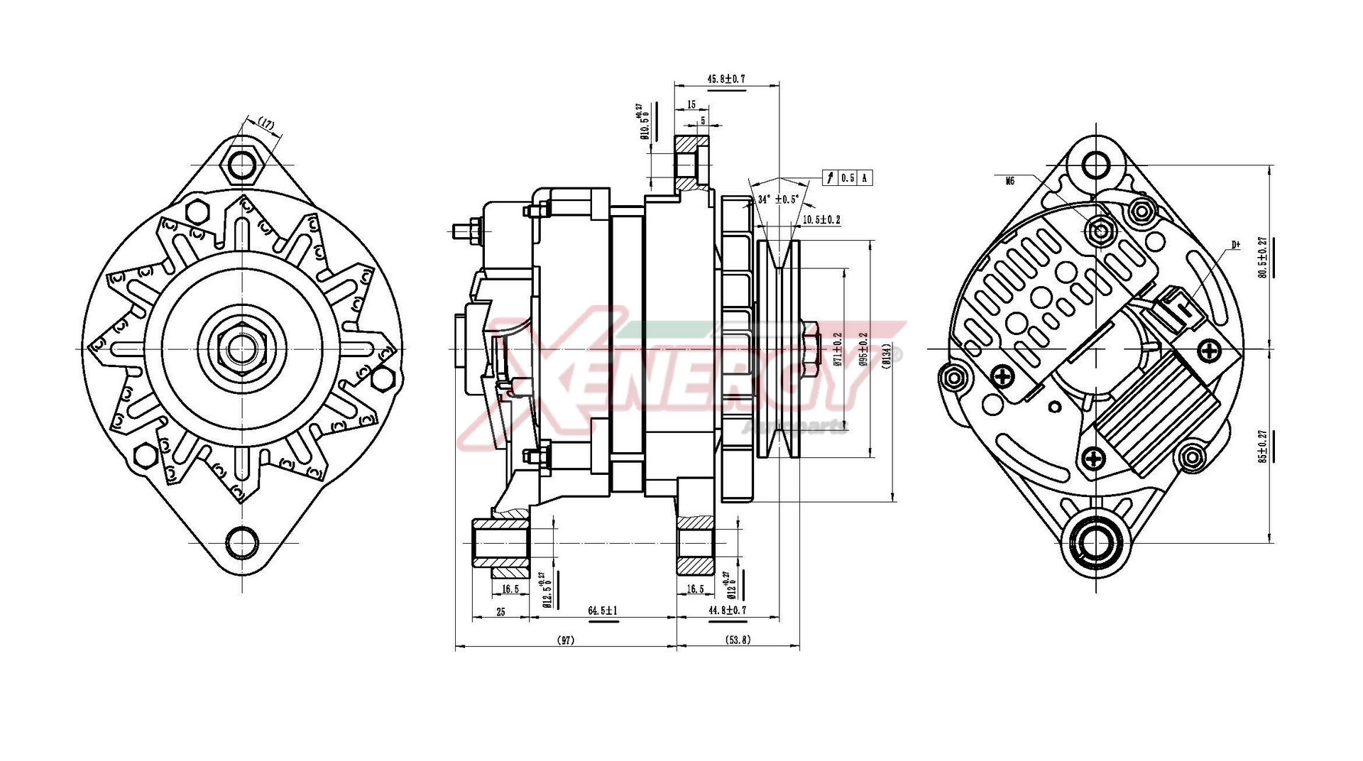 Generator / Alternator XAL60030AD AP XENERGY