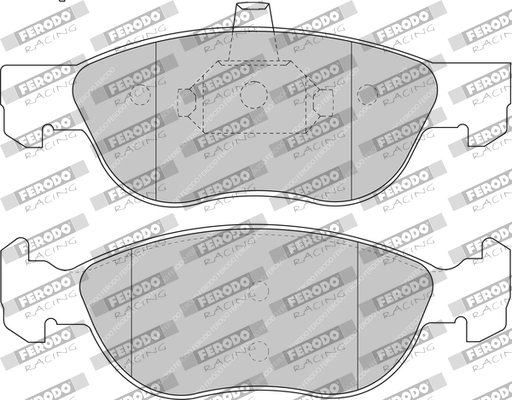 Set placute frana,frana disc FCP1056H FERODO RACING