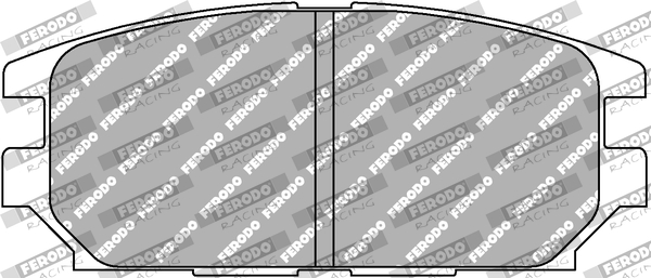 Set placute frana,frana disc FCP1280H FERODO RACING
