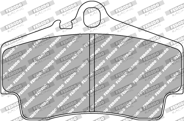 Set placute frana,frana disc FCP1308H FERODO RACING