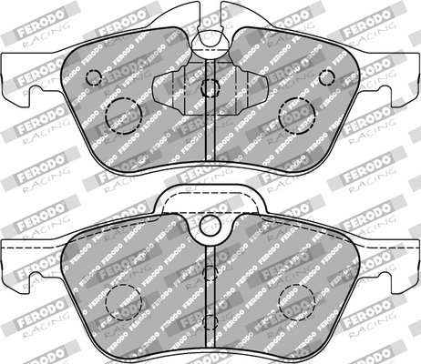 Set placute frana,frana disc FCP1499H FERODO RACING