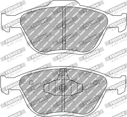 Set placute frana,frana disc FCP1568R FERODO RACING