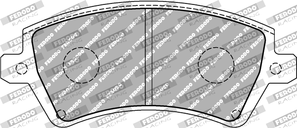 Set placute frana,frana disc FCP1573H FERODO RACING