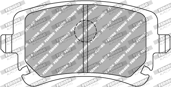 Set placute frana,frana disc FCP1655H FERODO RACING