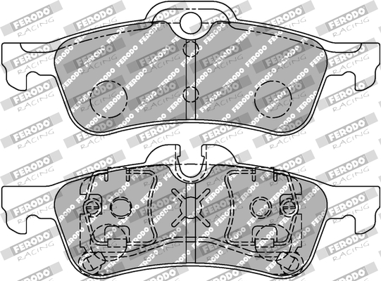 Set placute frana,frana disc FCP1676H FERODO RACING