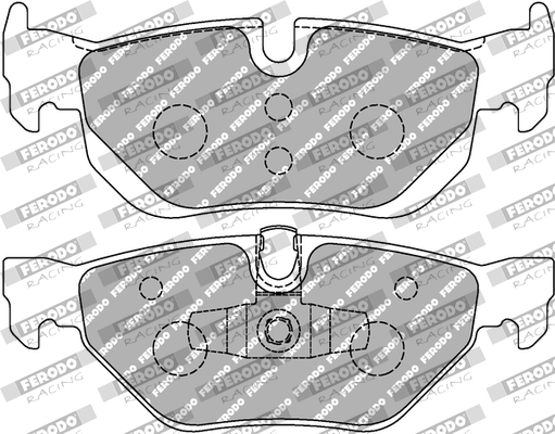 Set placute frana,frana disc FCP1807H FERODO RACING