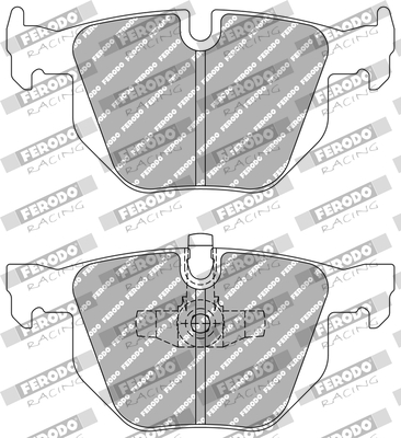 Set placute frana,frana disc FCP1808H FERODO RACING