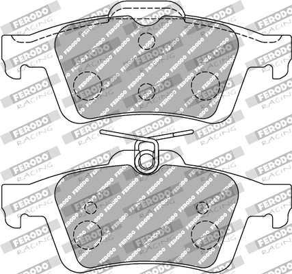 Set placute frana,frana disc FCP1931H FERODO RACING