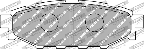 Set placute frana,frana disc FCP1947H FERODO RACING