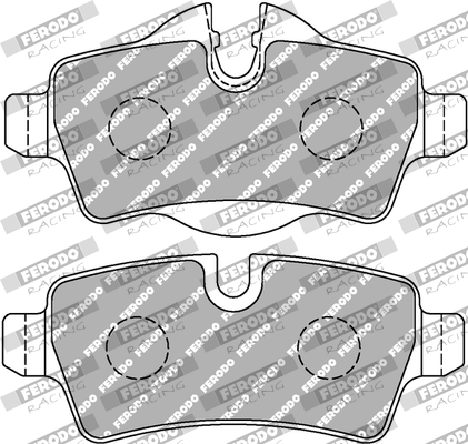 Set placute frana,frana disc FCP1975H FERODO RACING
