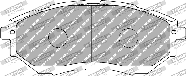 Set placute frana,frana disc FCP1984H FERODO RACING