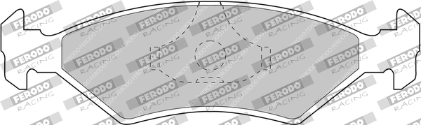 Set placute frana,frana disc FCP206R FERODO RACING