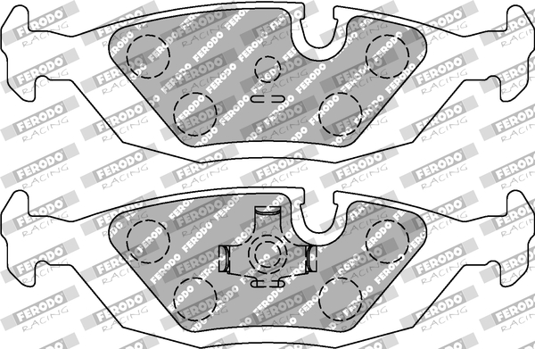Set placute frana,frana disc FCP296H FERODO RACING