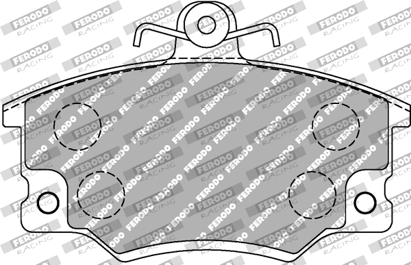 Set placute frana,frana disc FCP370Z FERODO RACING