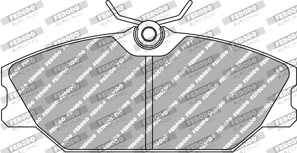 Set placute frana,frana disc FCP406H FERODO RACING