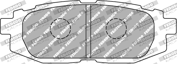 Set placute frana,frana disc FCP4187H FERODO RACING