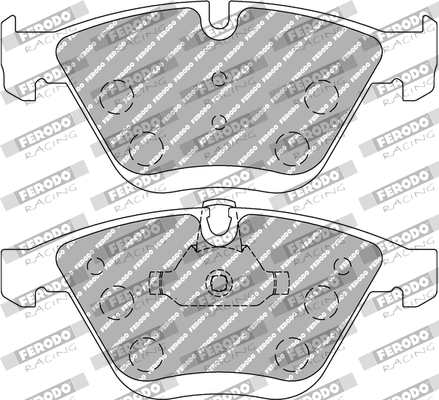 Set placute frana,frana disc FCP4191H FERODO RACING