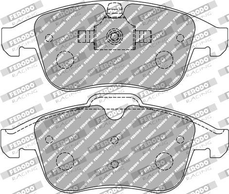 Set placute frana,frana disc FCP4249H FERODO RACING