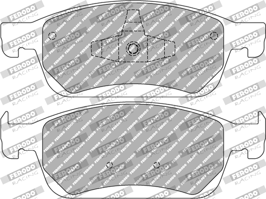 Set placute frana,frana disc FCP4416H FERODO RACING