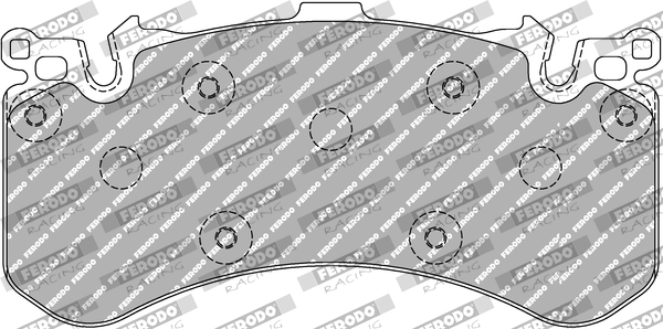 Set placute frana,frana disc FCP4468H FERODO RACING
