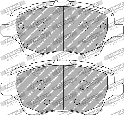 Set placute frana,frana disc FCP4612H FERODO RACING