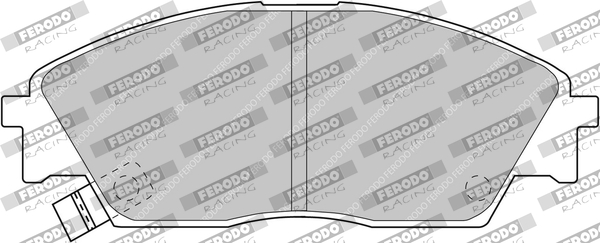 Set placute frana,frana disc FCP598H FERODO RACING