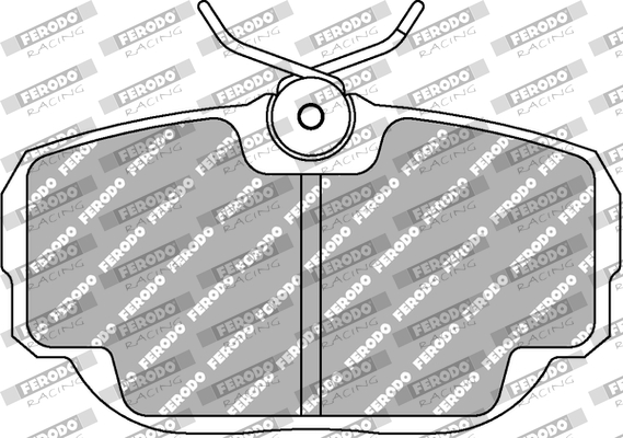 Set placute frana,frana disc FCP660H FERODO RACING