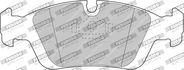 Set placute frana,frana disc FCP725H FERODO RACING