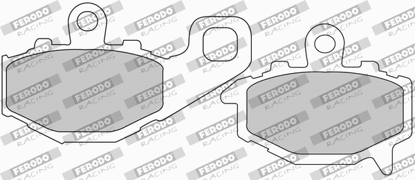 Set placute frana,frana disc FDB2012P FERODO RACING