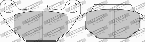 Set placute frana,frana disc FDB2096AG FERODO RACING