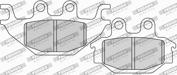 Set placute frana,frana disc FDB2184SG FERODO RACING
