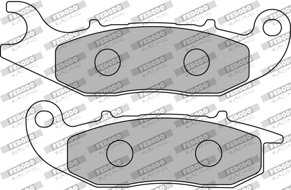 Set placute frana,frana disc FDB2242P FERODO RACING