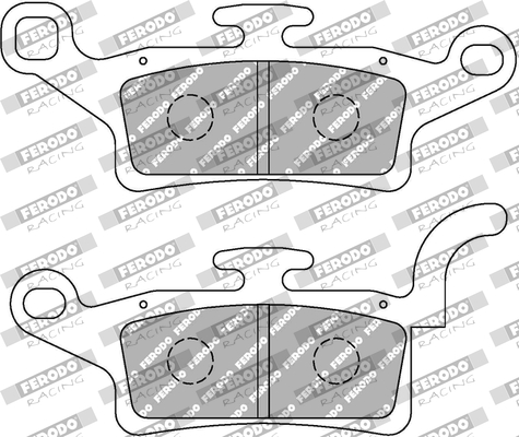 Set placute frana,frana disc FDB2264AG FERODO RACING