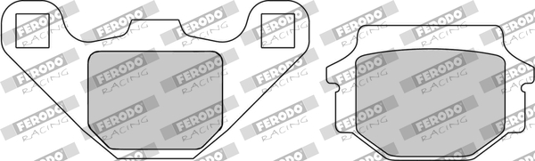 Set placute frana,frana disc FDB314SG FERODO RACING