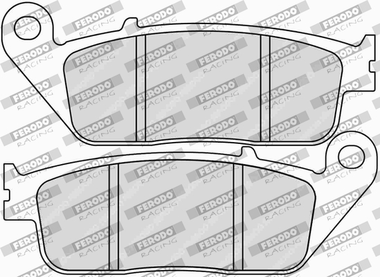 Set placute frana,frana disc FDB570EF FERODO RACING