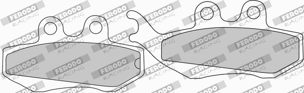 Set placute frana,frana disc FDB677P FERODO RACING