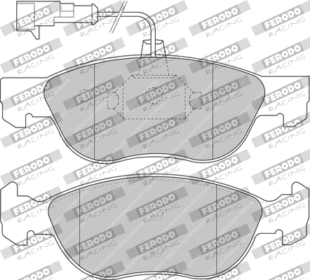 Set placute frana,frana disc FDS1056 FERODO RACING