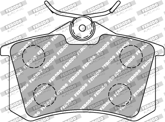 Set placute frana,frana disc FDS1083 FERODO RACING