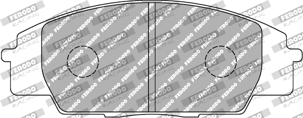 Set placute frana,frana disc FDS1444 FERODO RACING