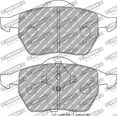 Set placute frana,frana disc FDS1463 FERODO RACING