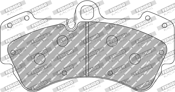 Set placute frana,frana disc FDS1625 FERODO RACING